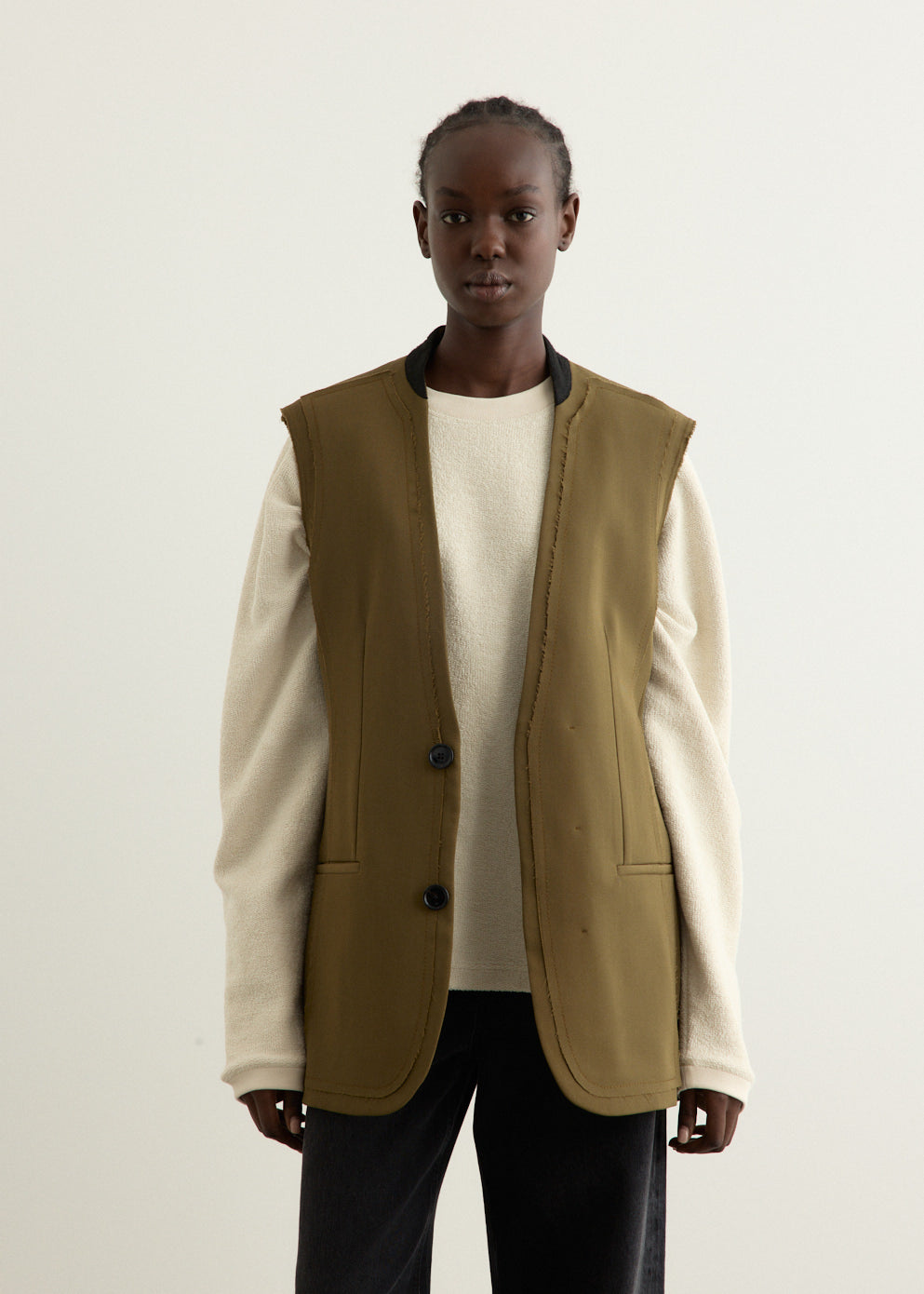 Blazer Sleeveless Jacket