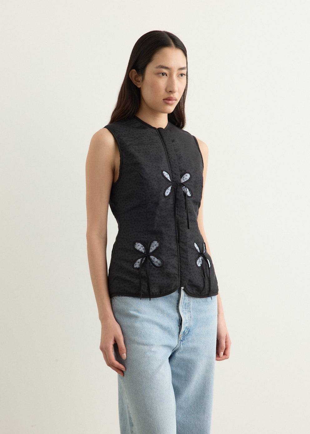 Petal Fleece Vest