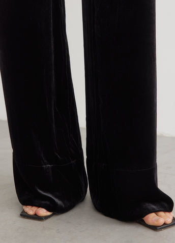 Wide Velvet Trousers