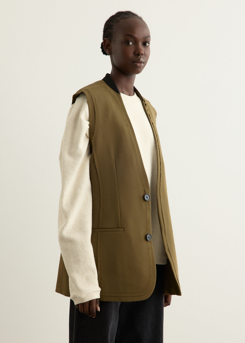 Blazer Sleeveless Jacket