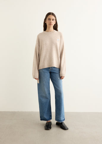Future Wool Mix Oversized O-Neck Jumper