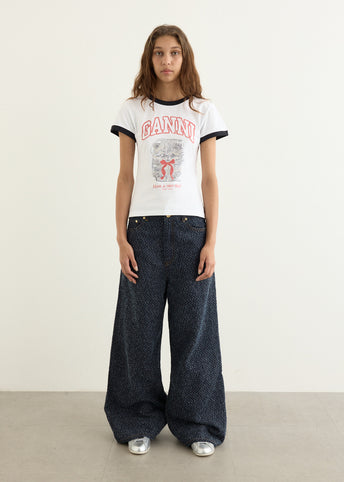 Basic Cotton Jersey Margot Kitty Print
