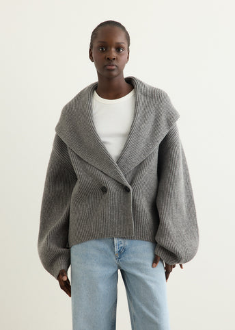 Shawl Lapel Cardigan