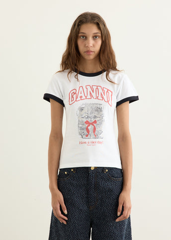 Basic Cotton Jersey Margot Kitty Print