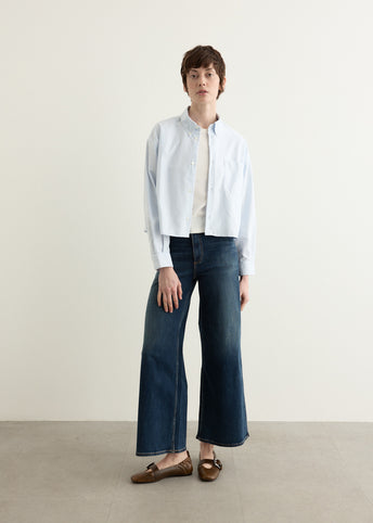 Sophia Button Down Logo Shirt