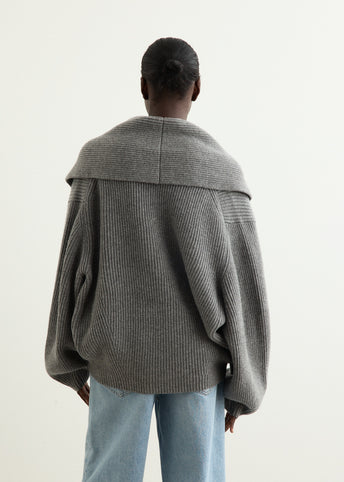 Shawl Lapel Cardigan