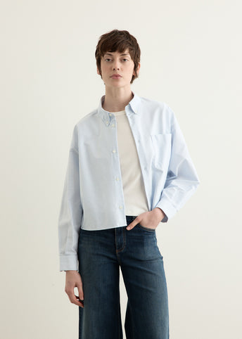 Sophia Button Down Logo Shirt