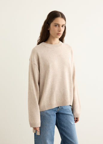 Future Wool Mix Oversized O-Neck Jumper