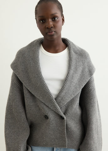 Shawl Lapel Cardigan