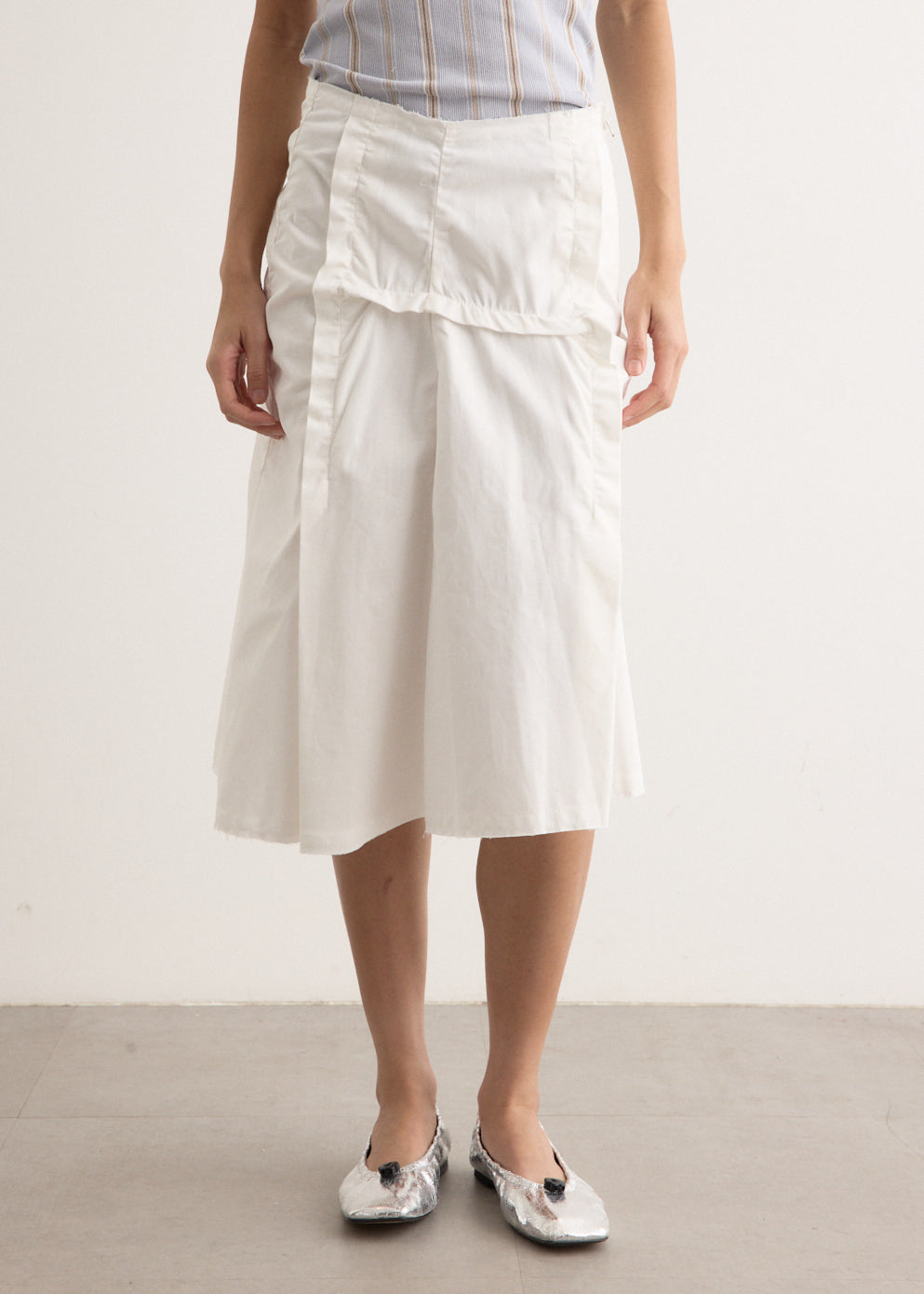 Low Classic - Raw Cut Shirring Skirt - Skirt,Specials : American Fashion Style Bags On Sale Low Classic - Raw Cut Shirring Skirt - Skirt,Specials : American Fashion Style Bags On Sale