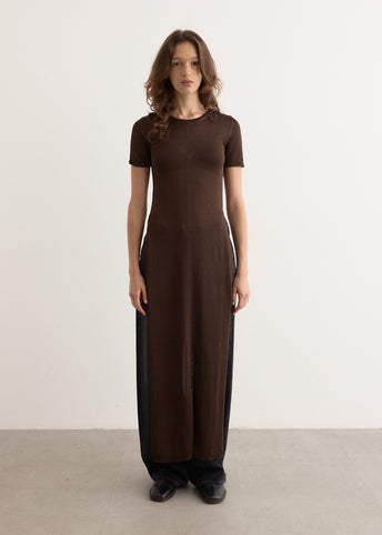 Column Dress With Slits