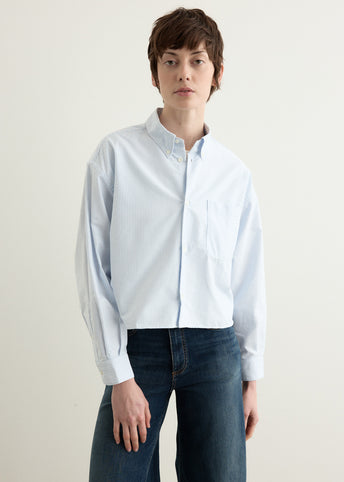 Sophia Button Down Logo Shirt