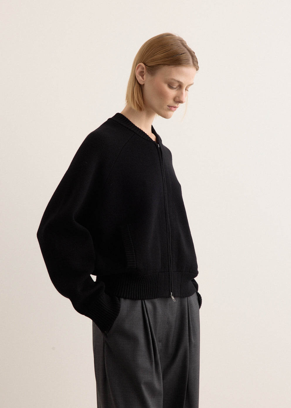 Herman Knitted Bomber