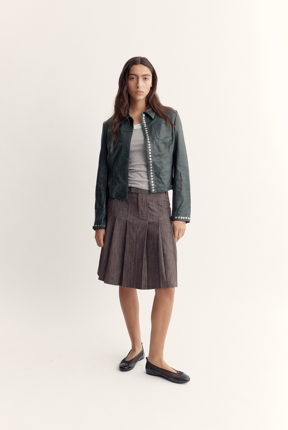 PALOMA WOOL｜SKIRTS (Lai (SM2703-326)) PALOMA WOOL - BROWN LAI SKIRT – LE LABO STORE