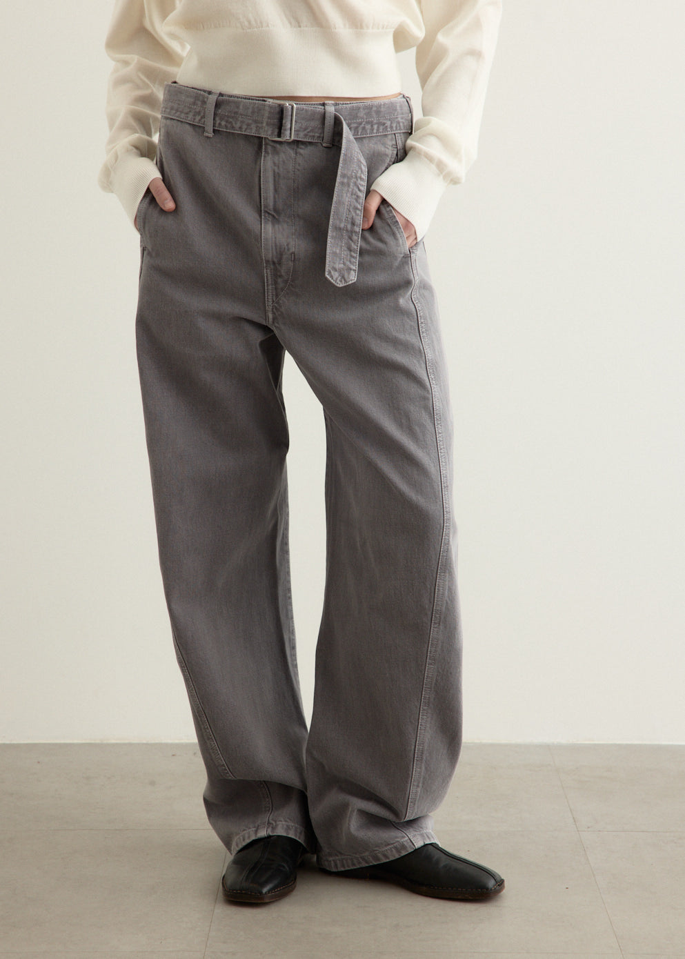 Twisted Belted Pants