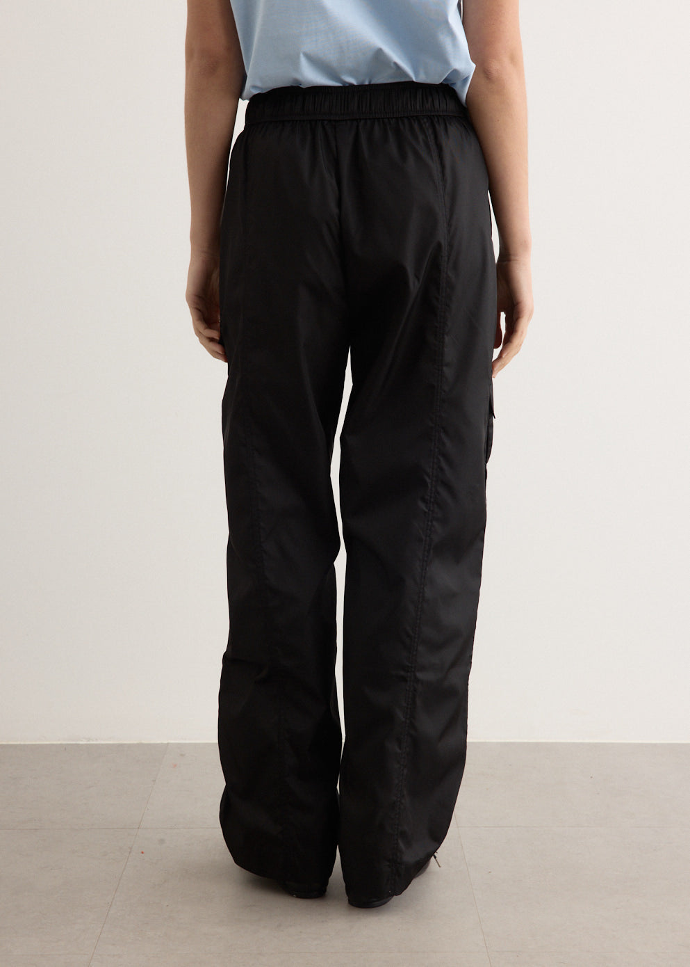 Duchesse Nylon Oversized Elasticated Pants