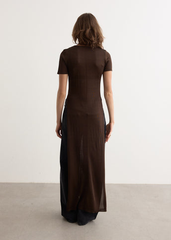 Column Dress With Slits