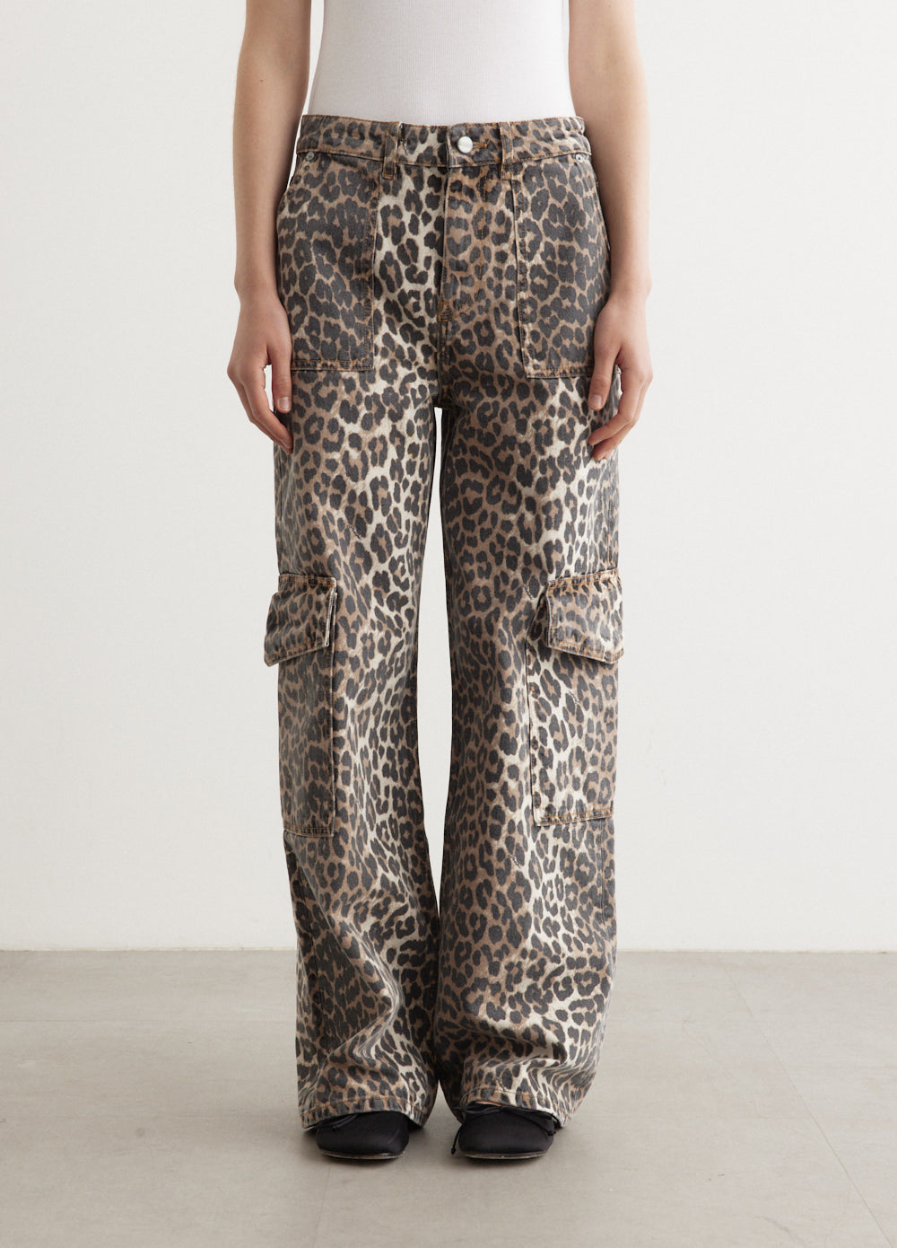 Ganni - Print Denim Angi Jeans - Jean,Specials : American Fashion Style Bags On Sale Ganni - Print Denim Angi Jeans - Jean,Specials : American Fashion Style Bags On Sale