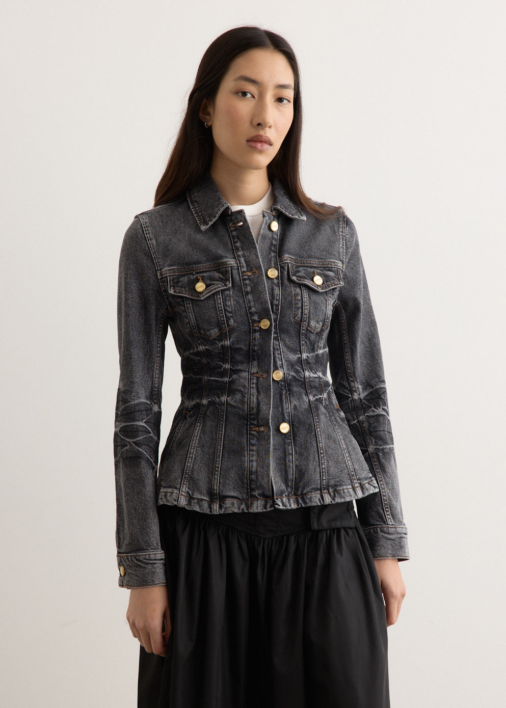 スカート Ganni W06566883 Skirts Duchesse nylon long pocket skirt Duchesse Nylon Long Pocket Skirt