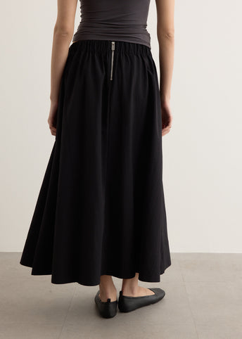Choir Bubble Midi Skirt