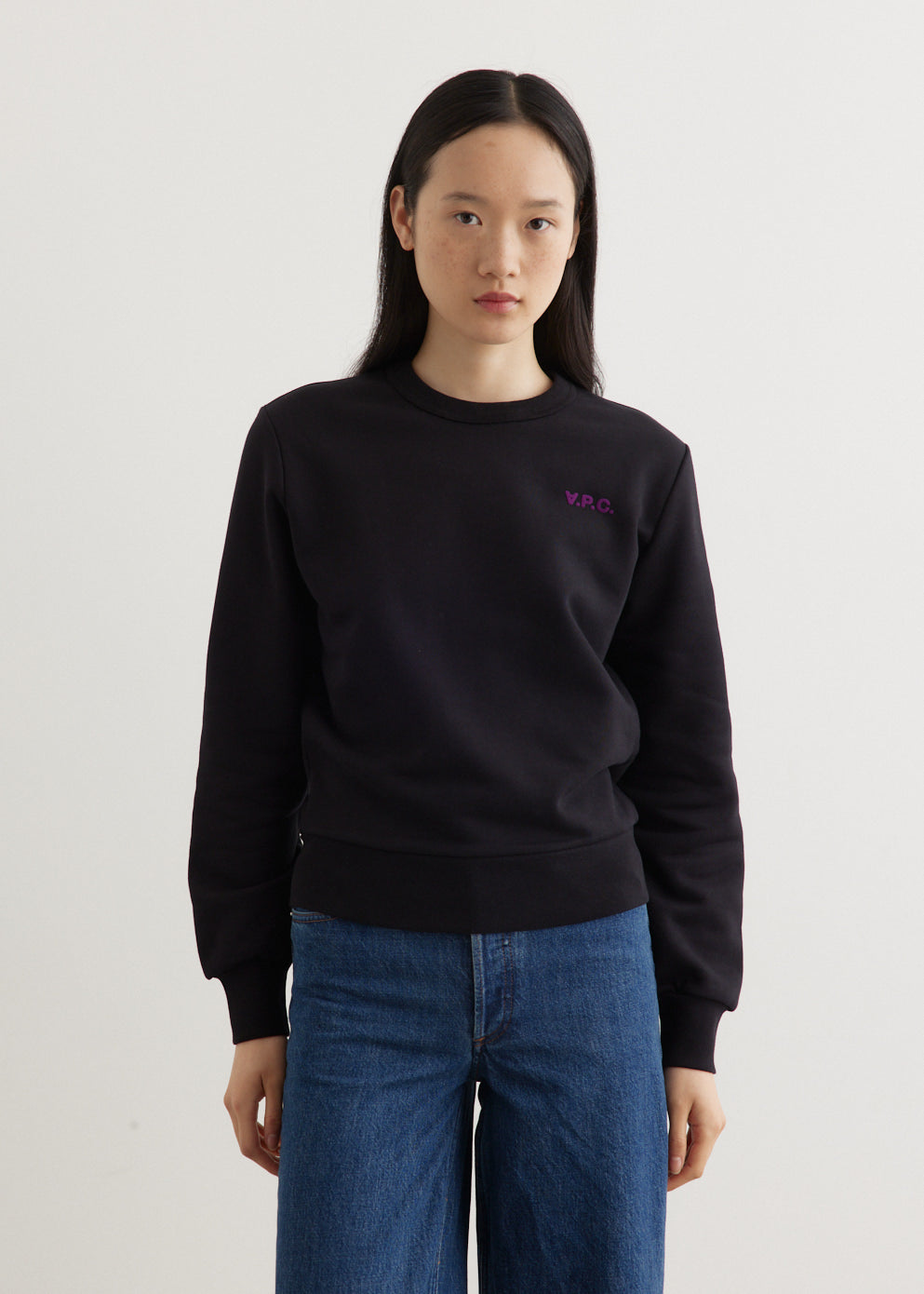 A.P.C. - Boxy Petit VPC Sweatshirt - Sweater,All Products : American Fashion Style Bags On Sale A.P.C. - Boxy Petit VPC Sweatshirt - Sweater,All Products : American Fashion Style Bags On Sale