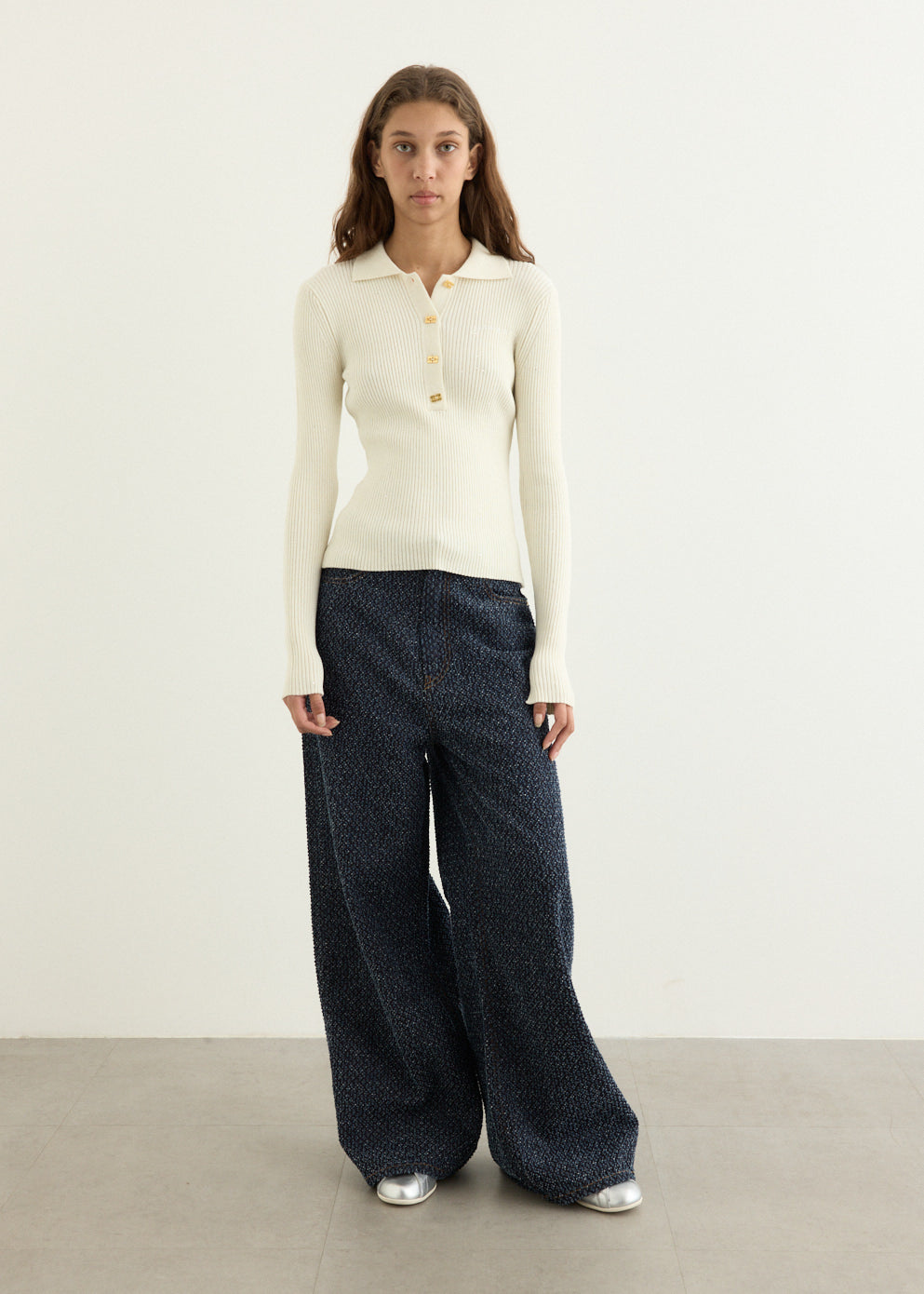 Fine Sequin Polo