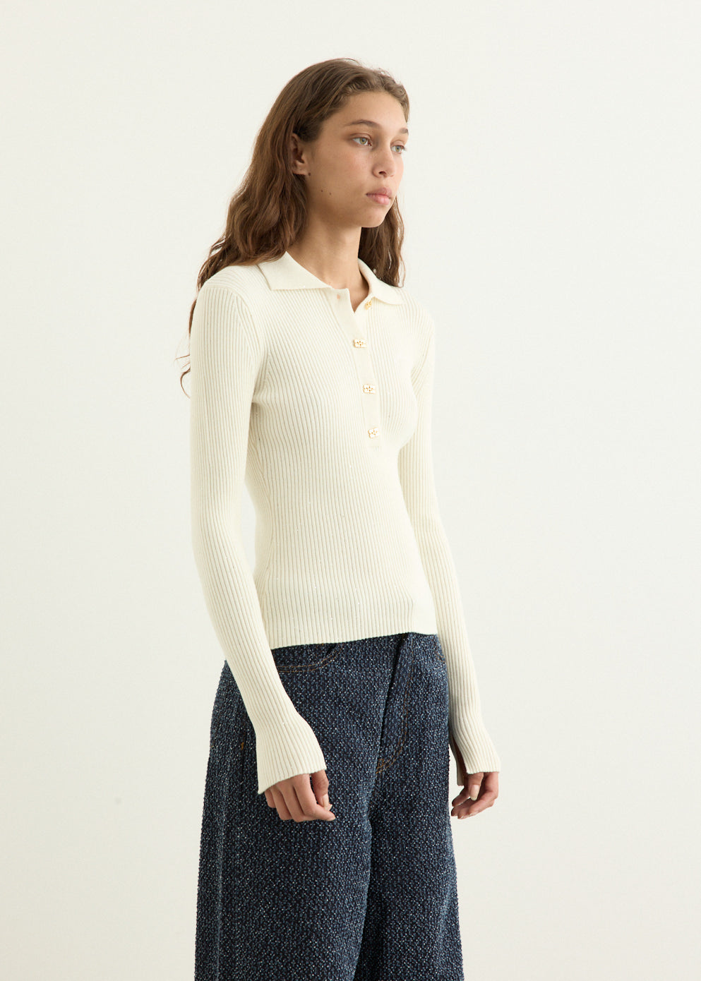 Fine Sequin Polo