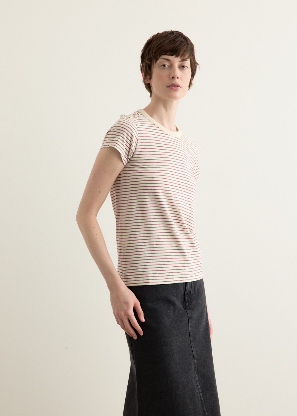 Slub Stripe T-Shirt