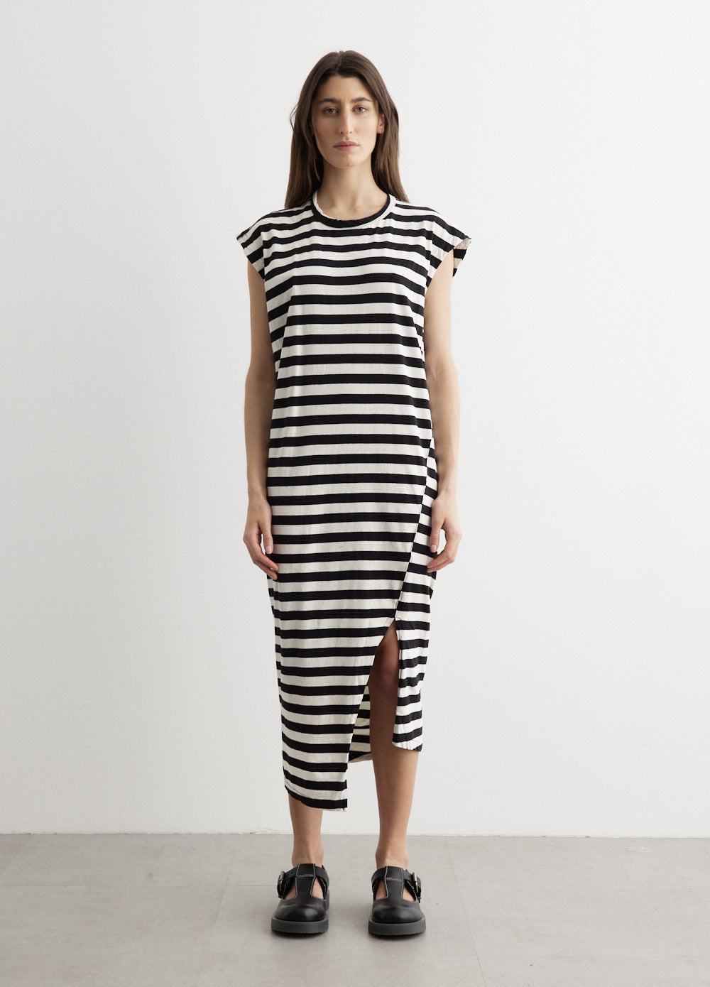 Stripe Split Tank Dress