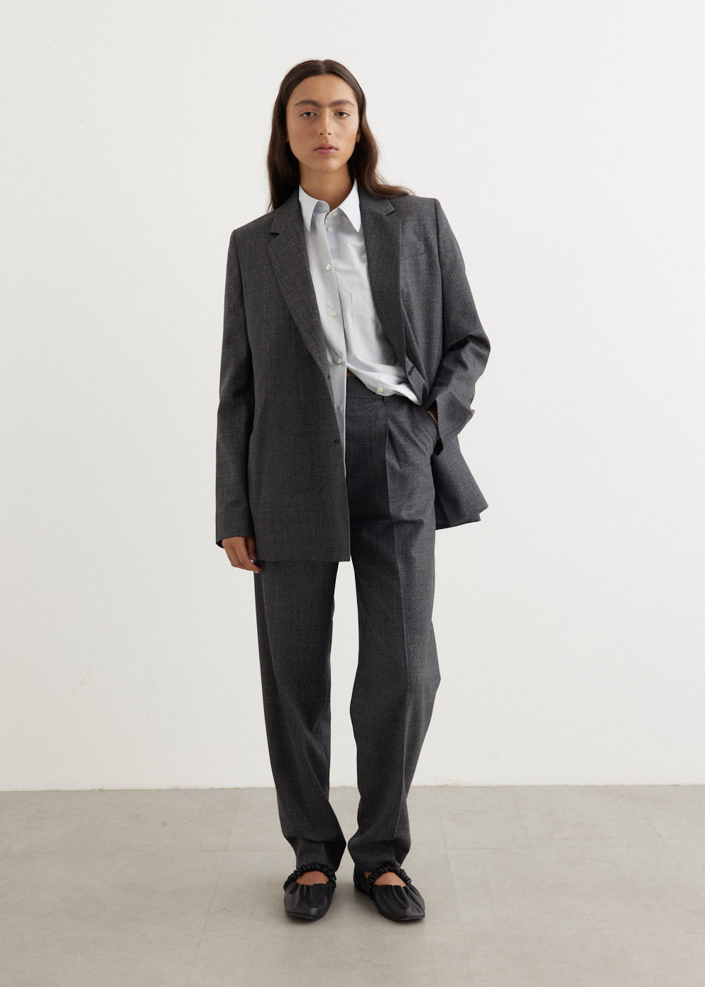 Off-Centre Wrap Blazer