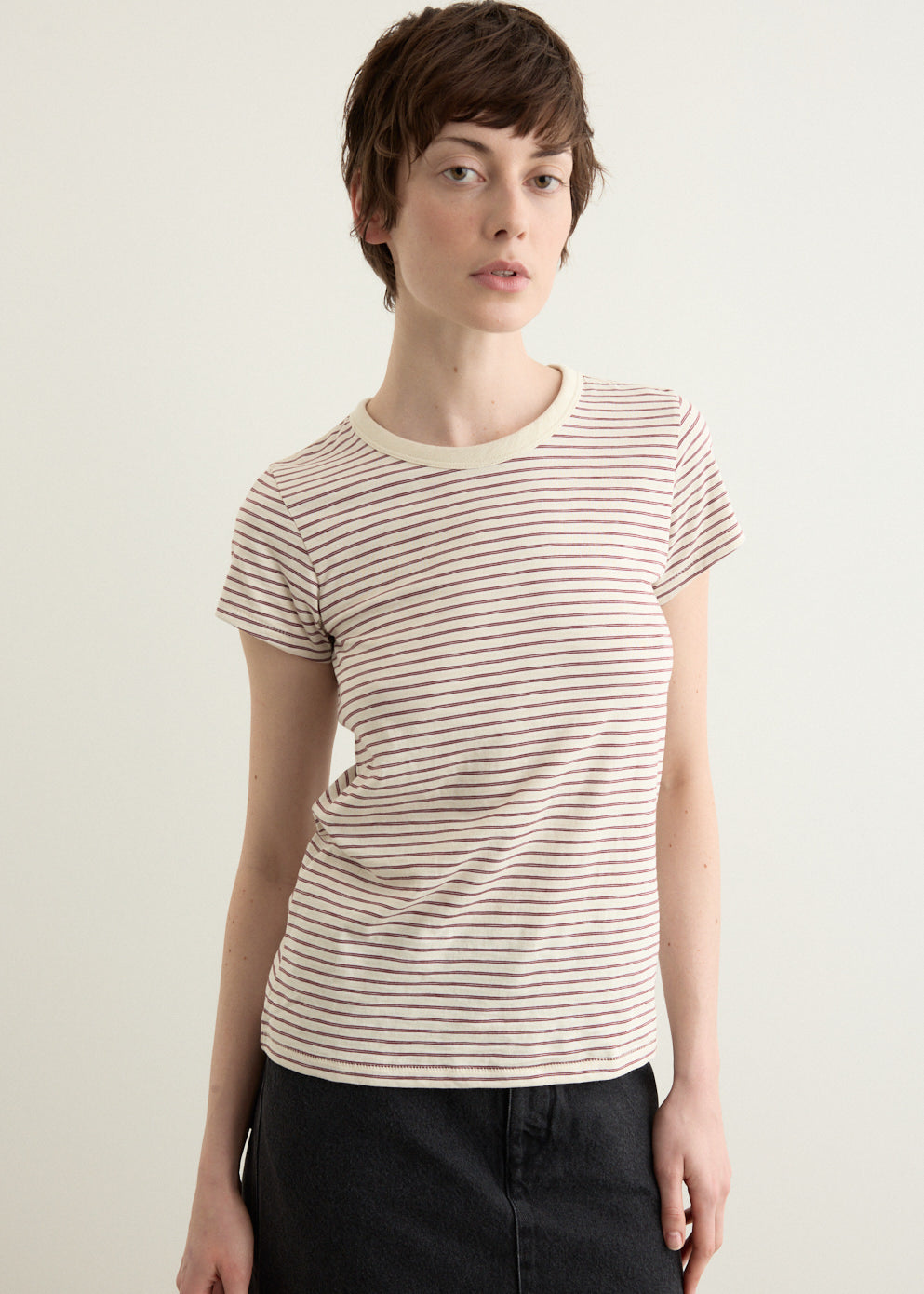 Slub Stripe T-Shirt