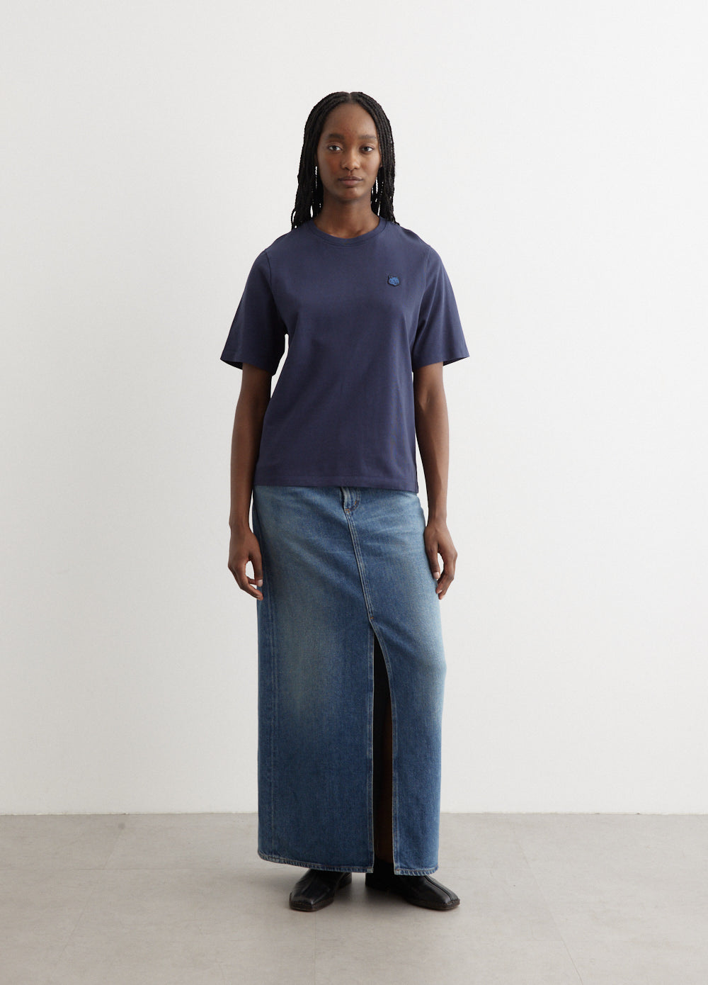 Tonal Fox Head Patch Comfort T-Shirt