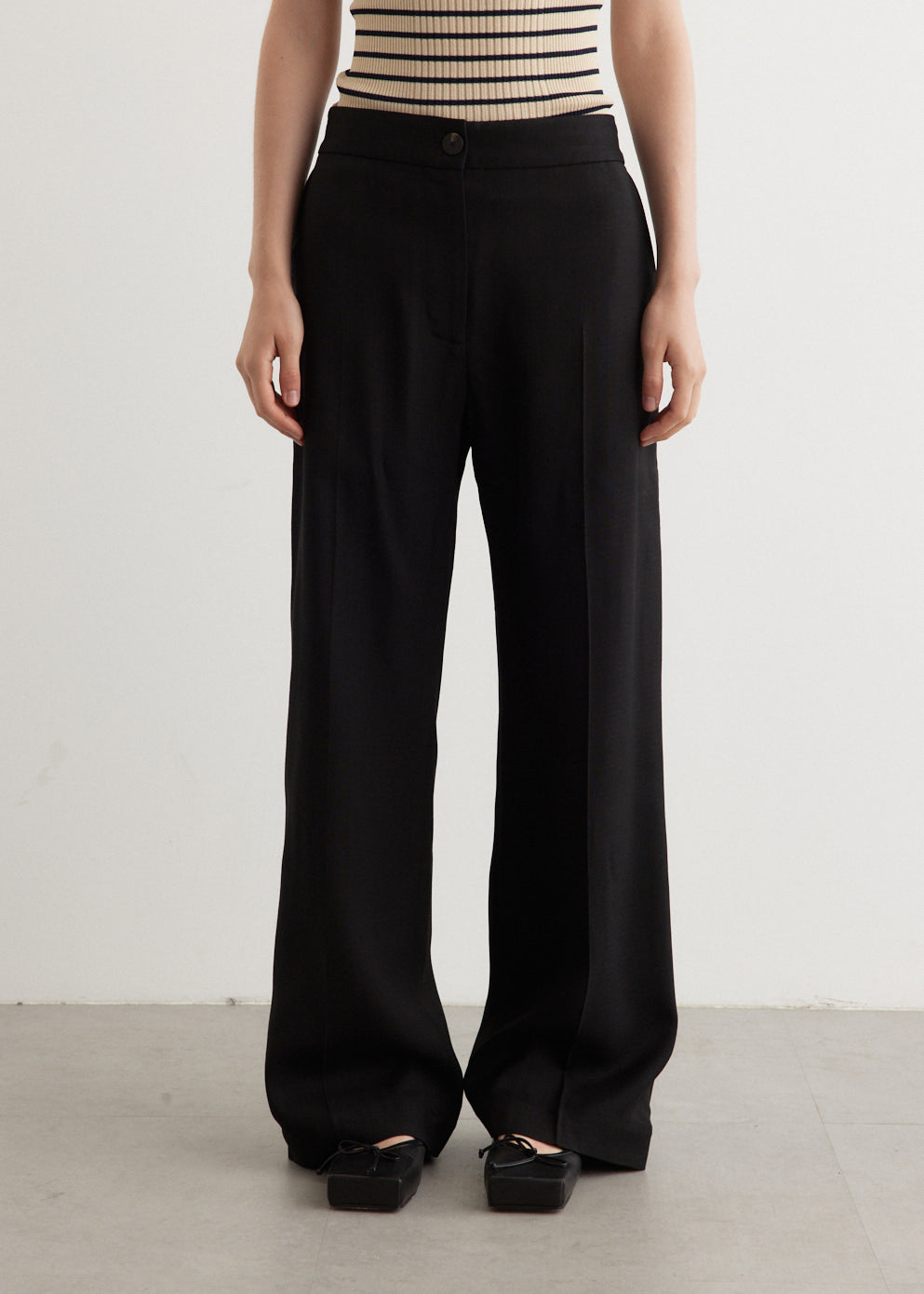 Reynosa Low-Rise Straight Leg Pants