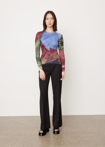 Scarves Print Second Skin Top