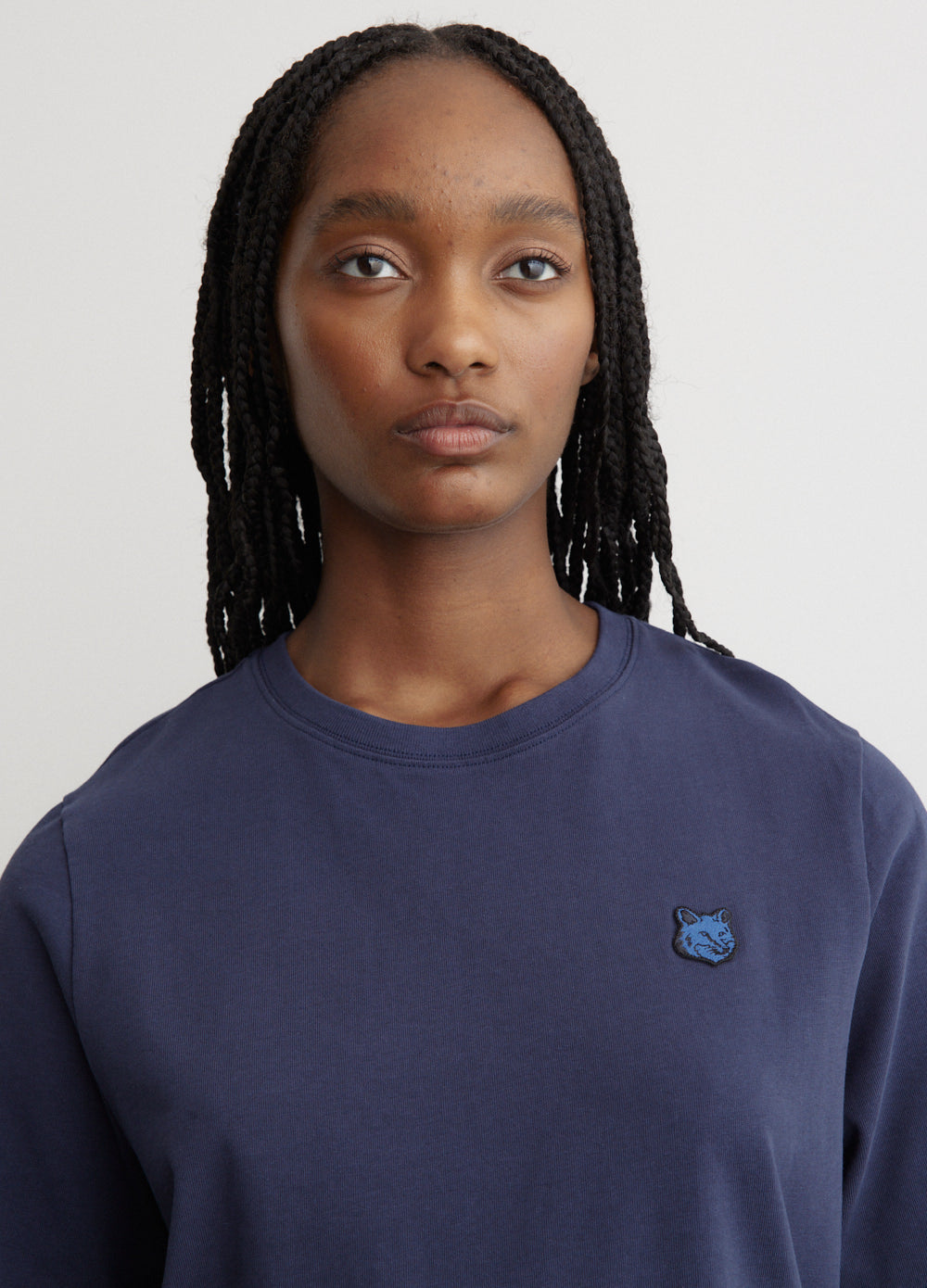 Tonal Fox Head Patch Comfort T-Shirt