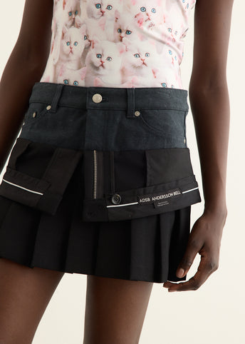 Inside Out Pleats Skirt