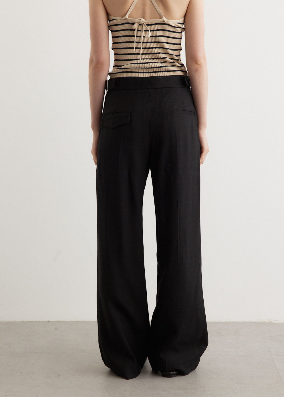 Reynosa Low-Rise Straight Leg Pants