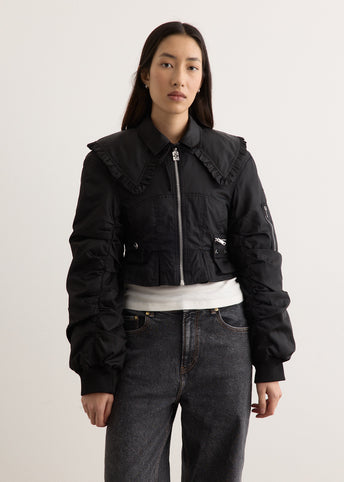 Duchesse Nylon Fitted Jacket