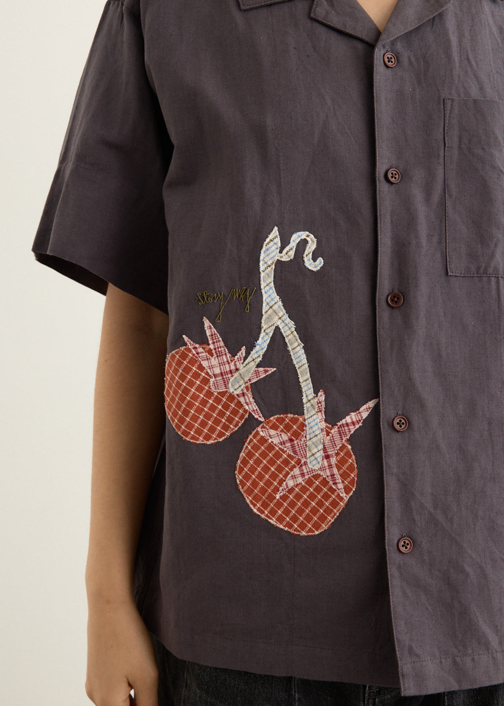 Hand Applique Greetings Shirt