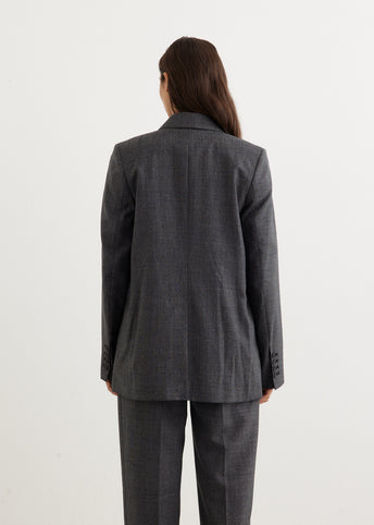 Off-Centre Wrap Blazer