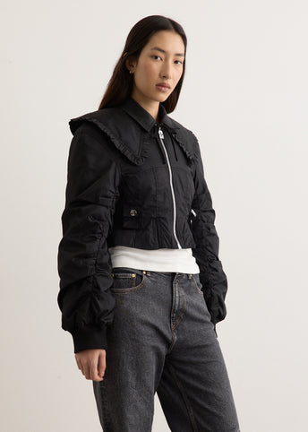 Duchesse Nylon Fitted Jacket