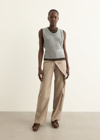Wool Wrap Pants