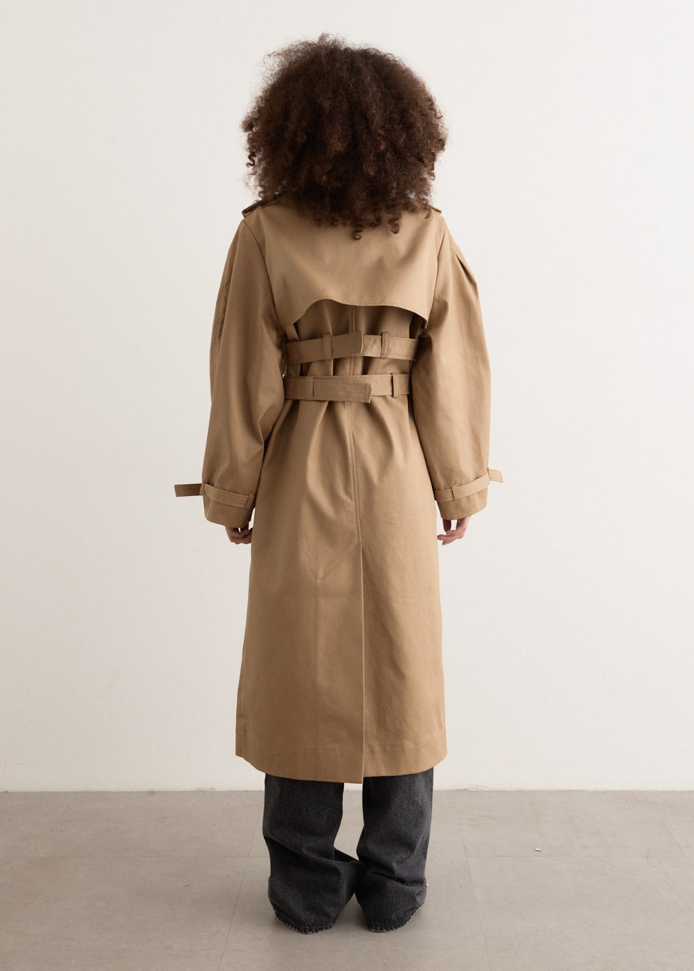 Bonded Cotton Trench Coat