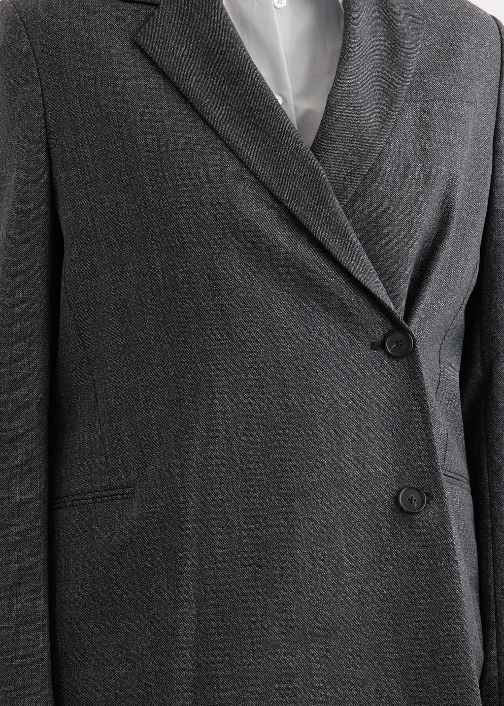 Off-Centre Wrap Blazer