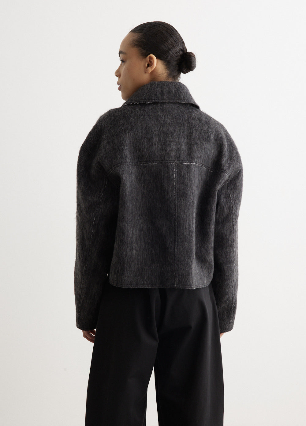 Scarce Cropped Wool Jacket