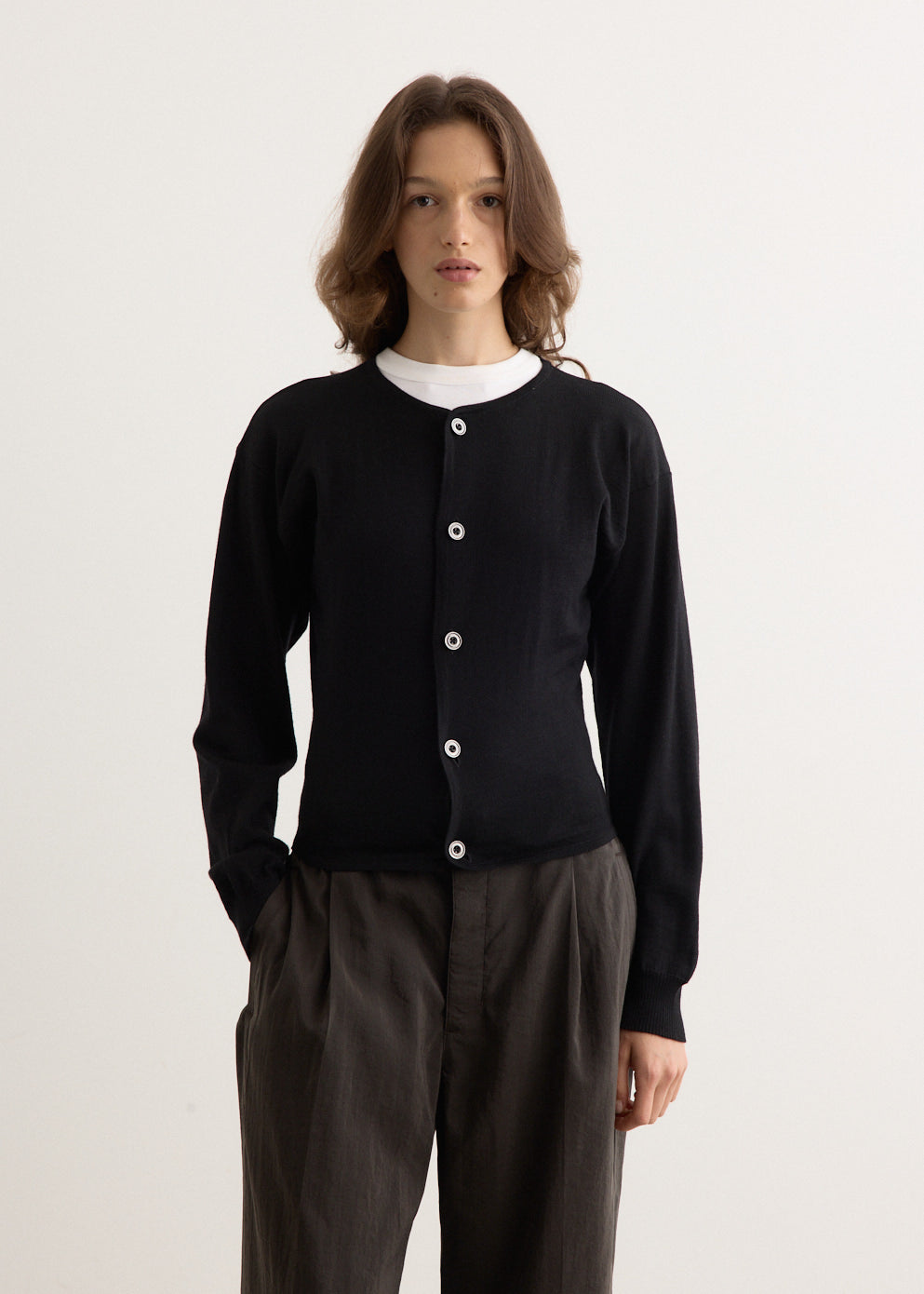 Lemaire - Fitted Cardigan - Cardigans,Specials : American Fashion Style Bags On Sale Lemaire - Fitted Cardigan - Cardigans,Specials : American Fashion Style Bags On Sale