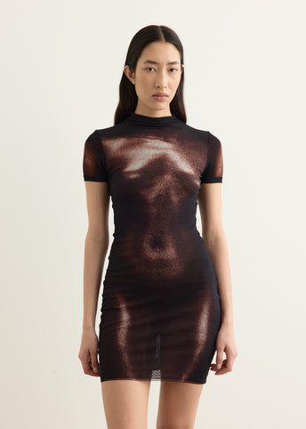 High Neck Short Dress