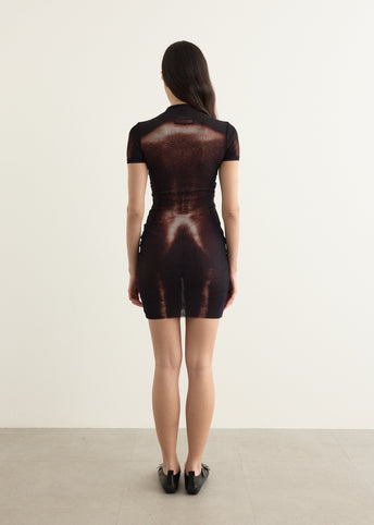 High Neck Short Dress