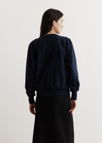 Elastic High Gauge Sweat Pullover