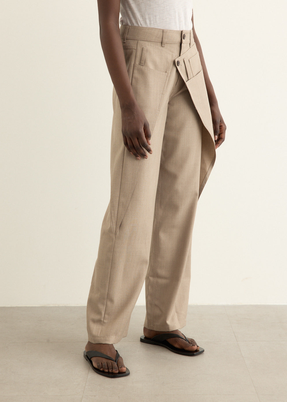 Wool Wrap Pants